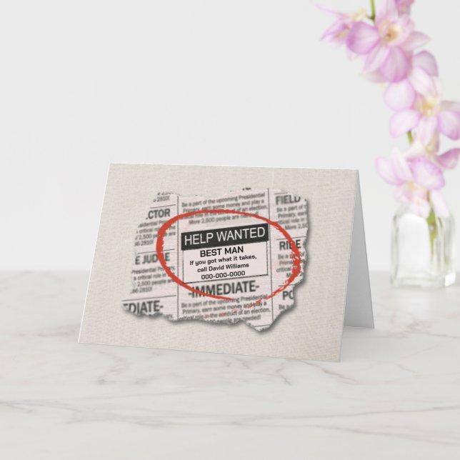 Melhor Solicitação de Homem Deseja Anúncio (Orquídea)