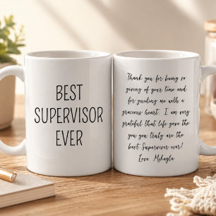 Melhor Supervisor de Todos os Tempos Caneca de Agr
