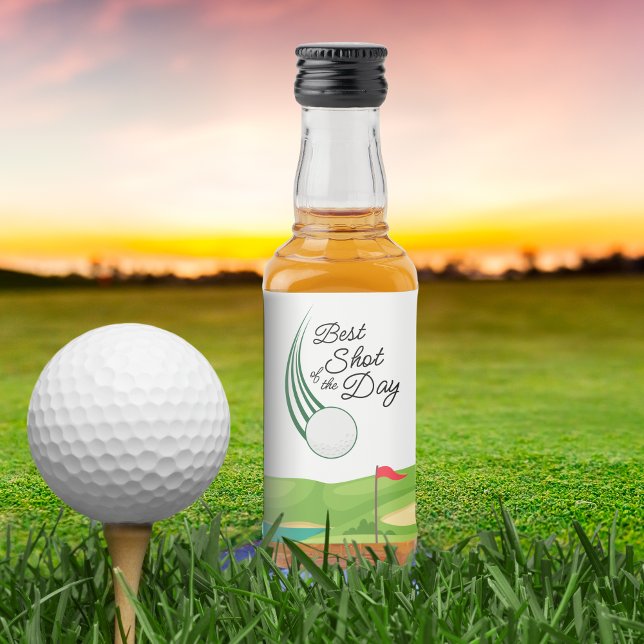 Melhor Tacada do Dia Favor de Golfe (Best shot of the day miniature liquor label golf favor decoration
)