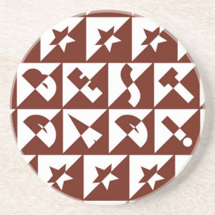 Melhor texto selvagem do Pai em Porta copos Vermel