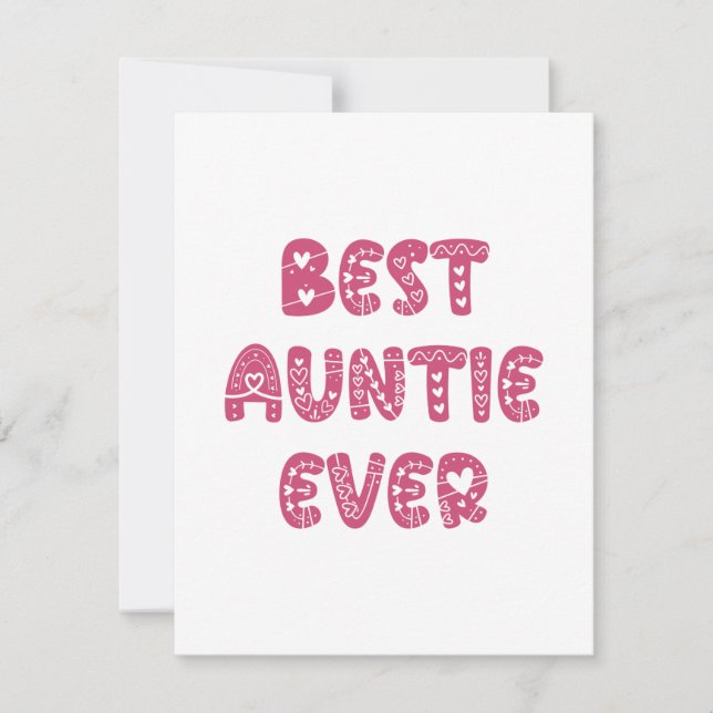 Melhor Tia Nunca (Frente)