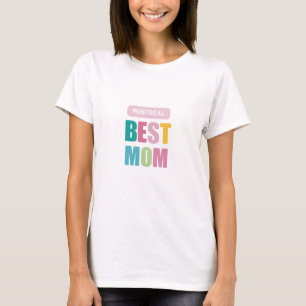 melhor tipografia de cidade mãe camiseta moderna