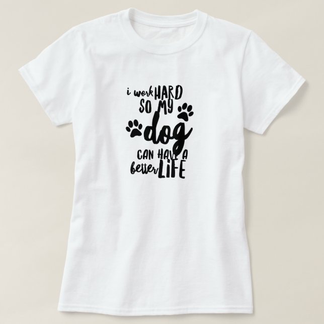Melhor Vida Para Camisa De Cachorro (Frente do Design)