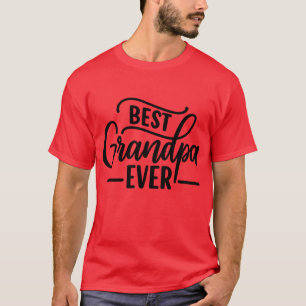 Melhor Vovô Alguma Camiseta - Estilo Estilo Esboço