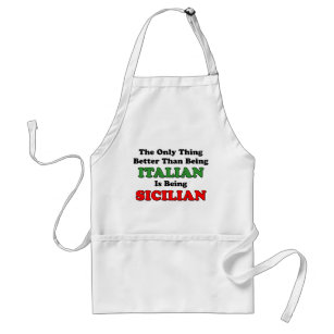 Melhore do que ser italiano avental siciliano