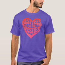 Melhores Amigas Para a Vida Toda Camiseta Divertid