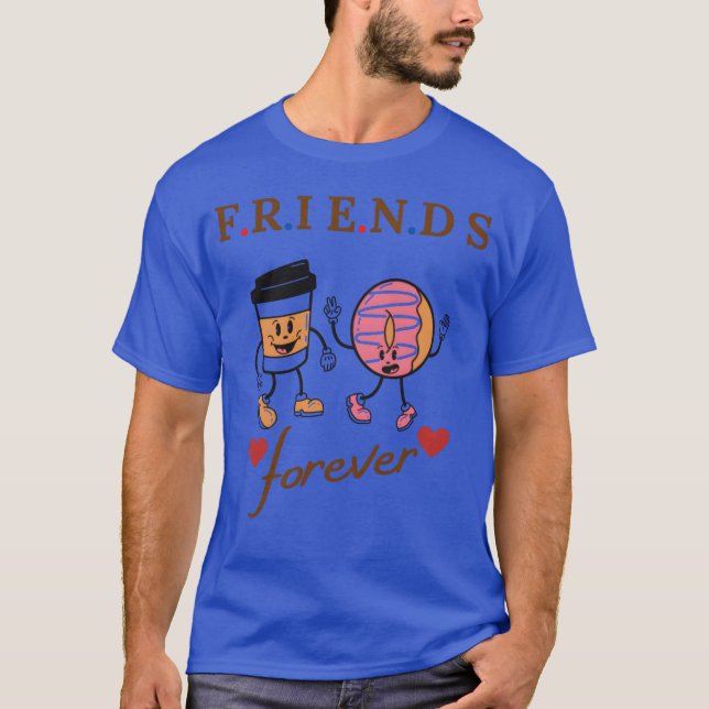 Melhores Amigos camisas café assar amantes (Frente)