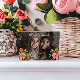 Melhores Amigos Florais Rosa