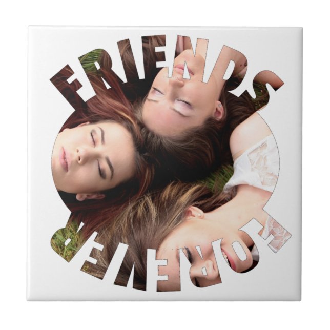 Melhores amigos personalizados para sempre (Frente)