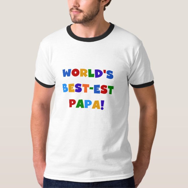 Melhores Camisetas e presentes do Mundo de Cores B (Frente)