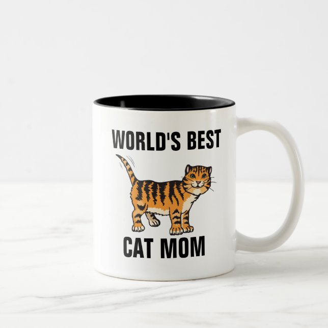 MELHORES canecas de café MOM DE CAT DO MUNDO (Direita)