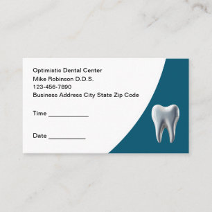 Melhores Cartões de Nomeação de Orçamento Dentista