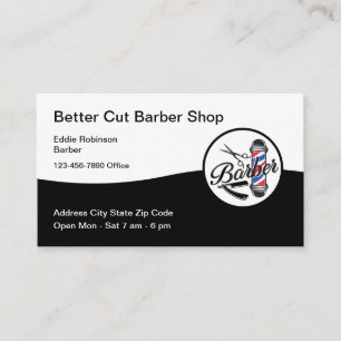 Melhores Cartões de Visita para Barbearia Econômic