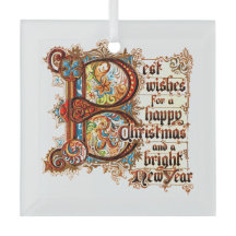 Melhores Desejos (em Letras Iluminadas) para Natal