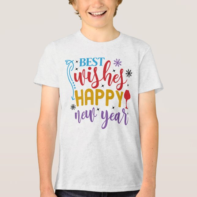 Melhores Desejos Feliz Ano Novo Design-80967 (Frente)