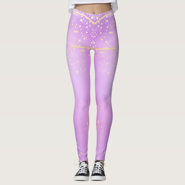 Melhores Leggings de Aquarela para a Moda em Frent (Frente)