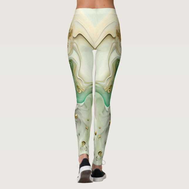 Melhores Leggings de Aquarela para aparência Chic (Verso)