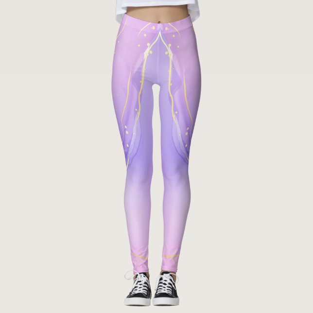 Melhores Leggings de Aquarela para Expressão Artís (Frente)