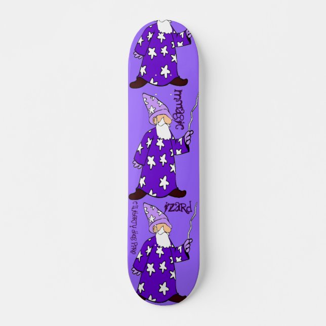 Melhores skates - Magical Wizard - Fantasy - Gift (Frente)