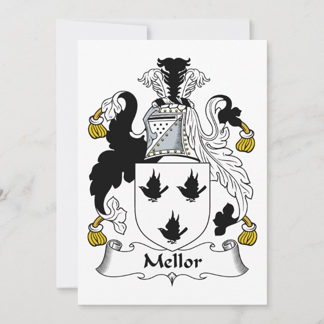 Mellor Family Crest (Frente)