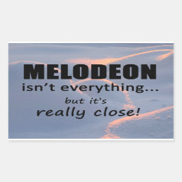 Melodeon não é tudo um adesivo retangular