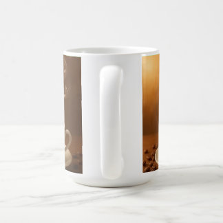 "Melodias em Vapor: Caneca de Arte de Xícara de Ca