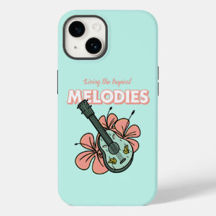Melodias Tropicais Ukulele Arte Floral