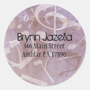 MELODY do adesivo do endereço de retorno TORAH