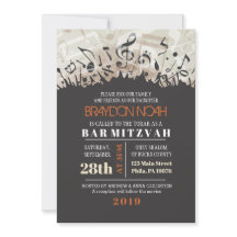 MELODY do Bar TORAH Bat Mitzvah Convite