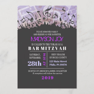 MELODY do Convite à Bat Mitzvah, Bar TORAH