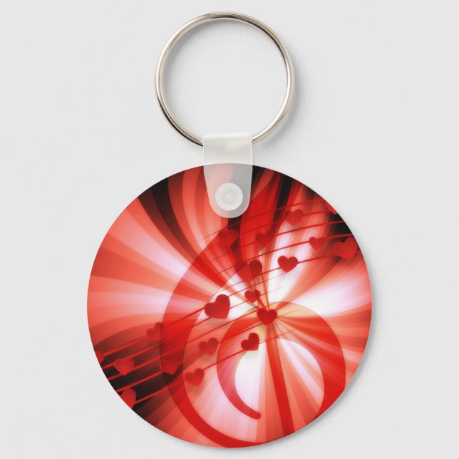 Melody Hearts Chaveiro (Frente)