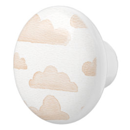 Melon Dreamtime Watercolor Clouds Cerâmica Pull