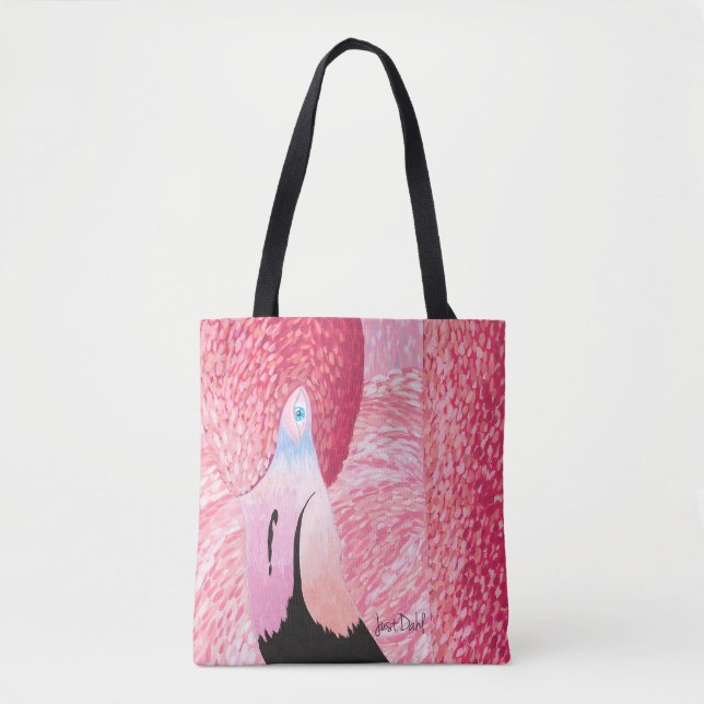 Melon Flamingo Tote Bag (Frente)