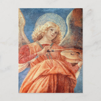 Melozzo da Forli - Angel com cartão postal violino