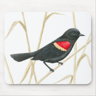 Melro Vermelho-Voado Mousepad