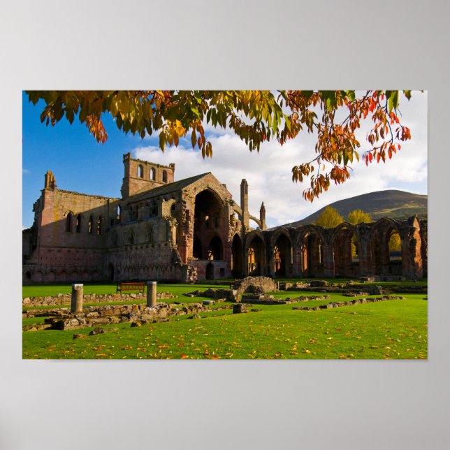 Melrose Abbey, Poster da Escócia (Frente)