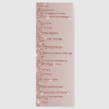 Melting Glitter Book Mark