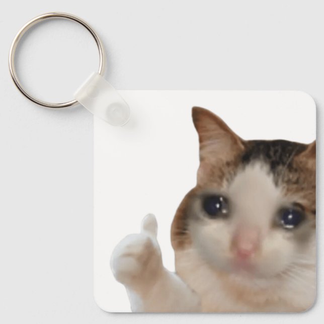 Meme Gato De Gato De chaveiro (Frente)