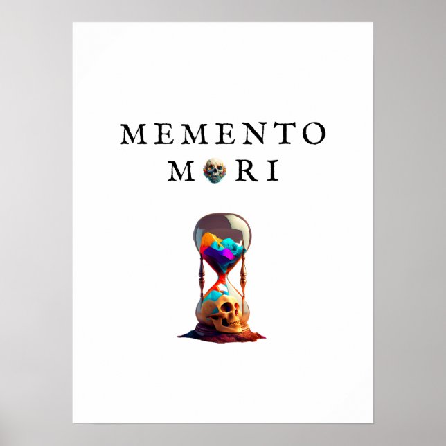 Memento Mori Poster | Stoic Poster | Stoic Gift (Frente)