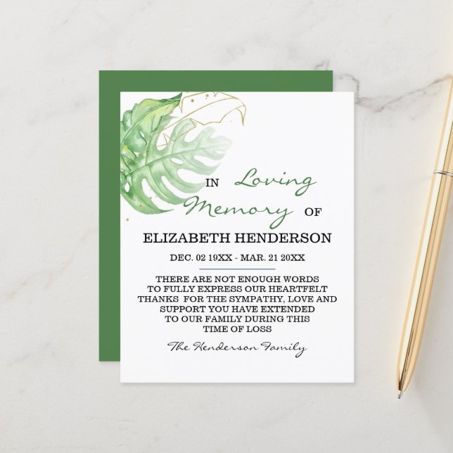 Memória de simpatia /Obrigado. (Frente/Verso In Situ)