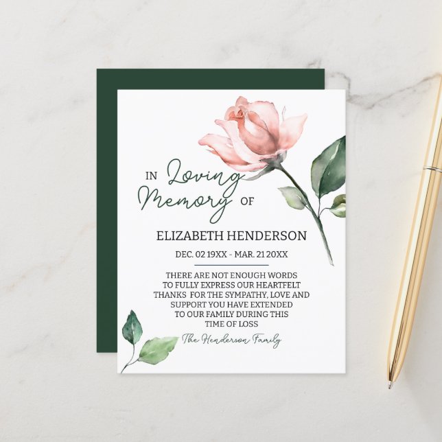 Memória de simpatia orçamentária /Obrigado. (Frente/Verso In Situ)