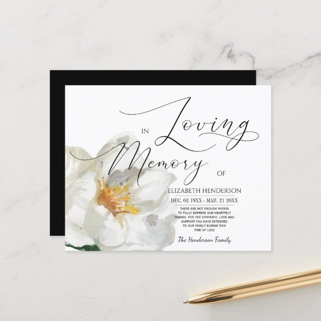 Memória de simpatia orçamentária /Obrigado. (Frente/Verso In Situ)