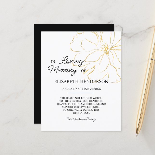 Memória de simpatia orçamentária /Obrigado. (Frente/Verso In Situ)