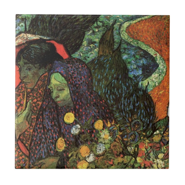 Memória do Jardim de Etten por Vincent van Gogh (Frente)