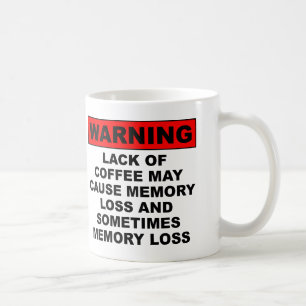 Memória Perda Engraçada Café Mug ou Caneca de v