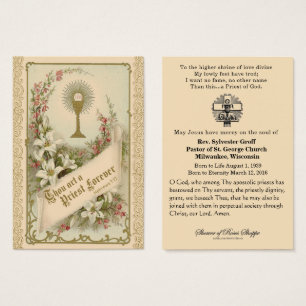 Memória Sagrada do Padre Católico Bispo Funeral