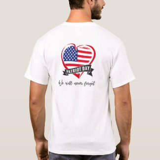 Memorial 9/11 - Nunca Esqueceremos A Camisa T