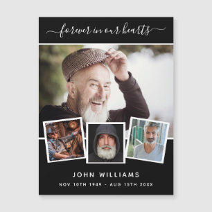 Memorial Black Colage Amar sempre íman