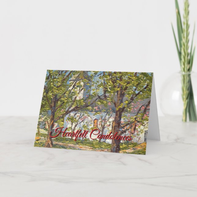 Memorial Celabration do Cartão de condolências da  (Frente)