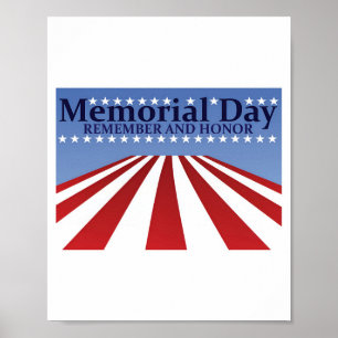Memorial Day Lembra e horro Poster